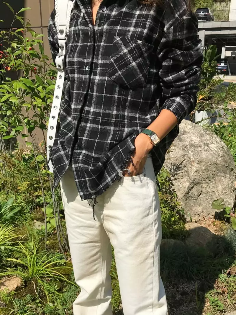 Charlotte - Korean Women Fashion - #momslook - Check Shirt - 3