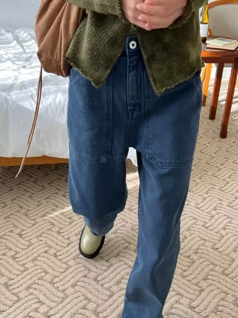 Charlotte - Korean Women Fashion - #momslook - 904 Big Pocket Pants