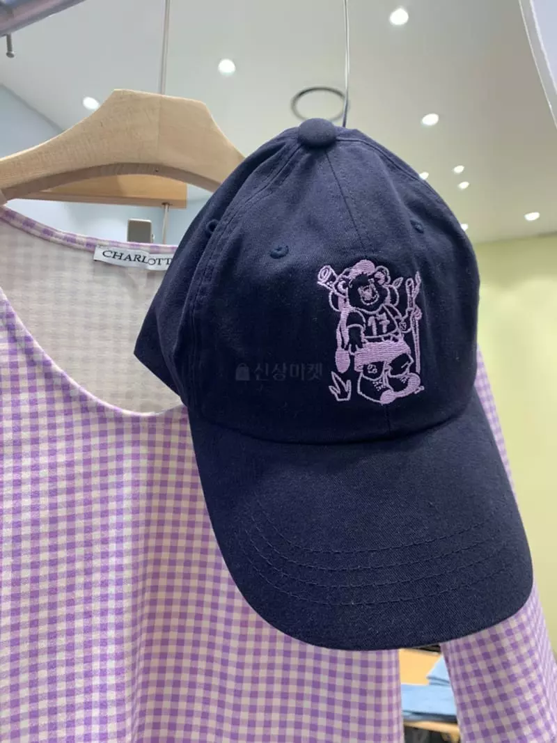 Charlotte - Korean Women Fashion - #womensfashion - Bear Ball Cap - 4