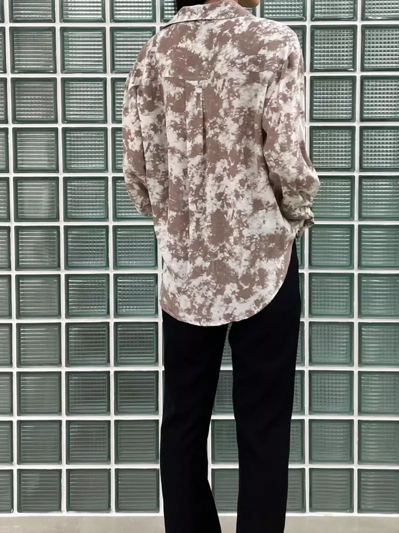 Charlotte - Korean Women Fashion - #momslook - Printed Shirt - 2