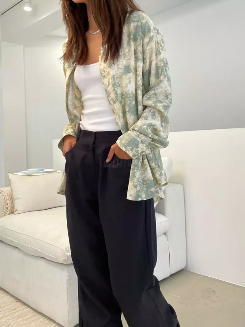 Charlotte - Korean Women Fashion - #womensfashion - Printed Shirt - 4