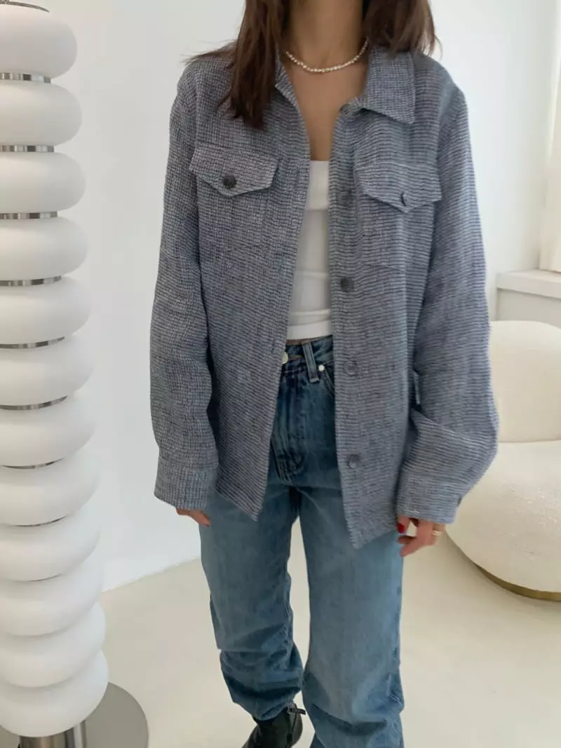Charlotte - Korean Women Fashion - #momslook - Pocket Shirt