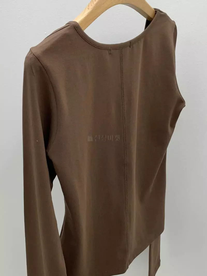Charlotte - Korean Women Fashion - #momslook - Round Tee - 2