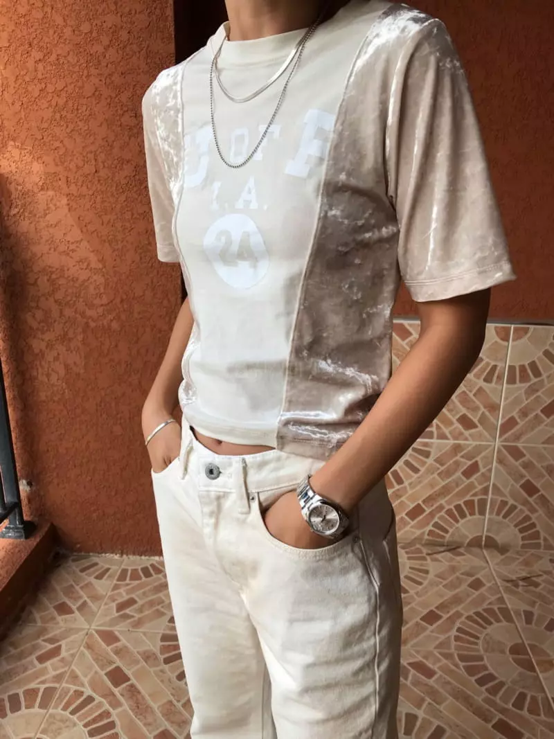 Charlotte - Korean Women Fashion - #pursuepretty - Velvet Tee