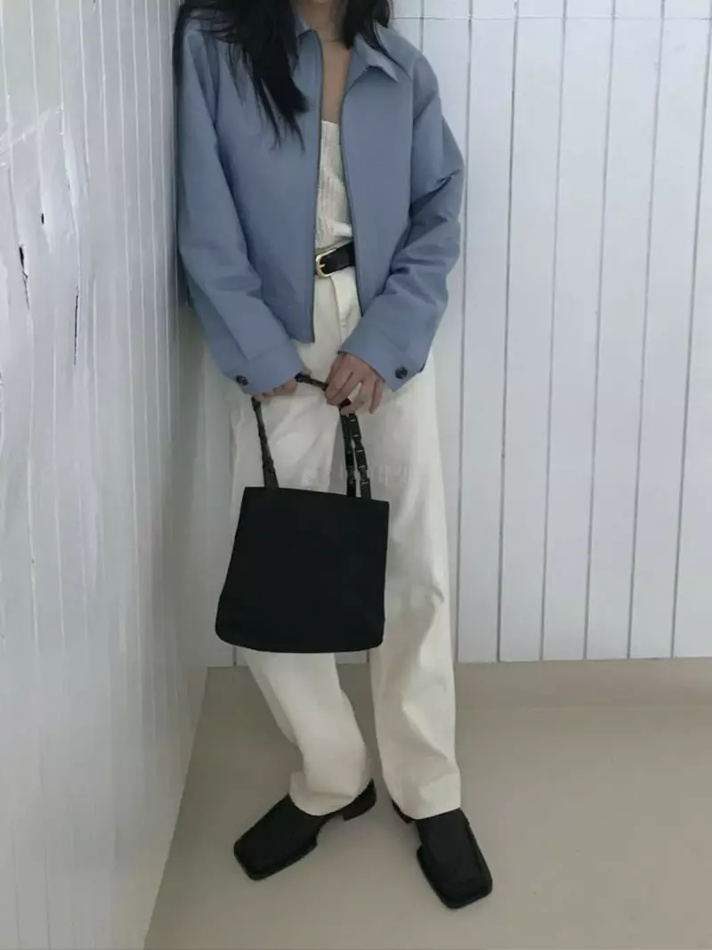 Charlotte - Korean Women Fashion - #restrostyle - Decky Blouson Jacket - 2
