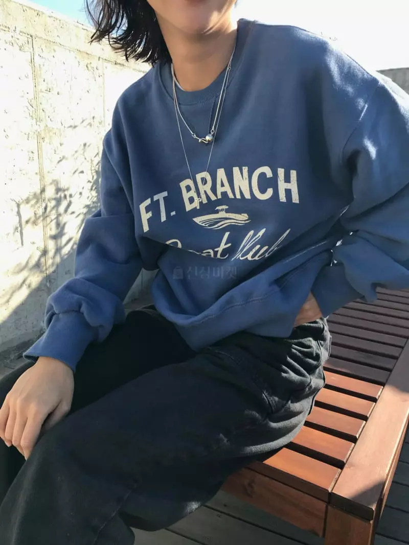 Charlotte - Korean Women Fashion - #romanticstyle - Boat Sweatshirt - 2