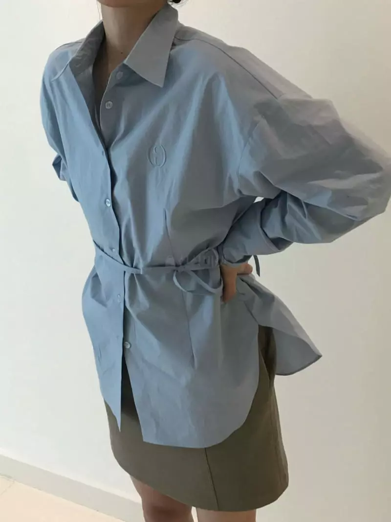 Charlotte - Korean Women Fashion - #shopsmall - String Shirt - 3