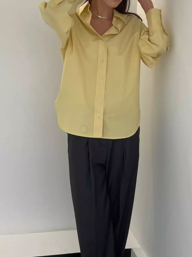 Charlotte - Korean Women Fashion - #vintageinspired - Basic Shirt