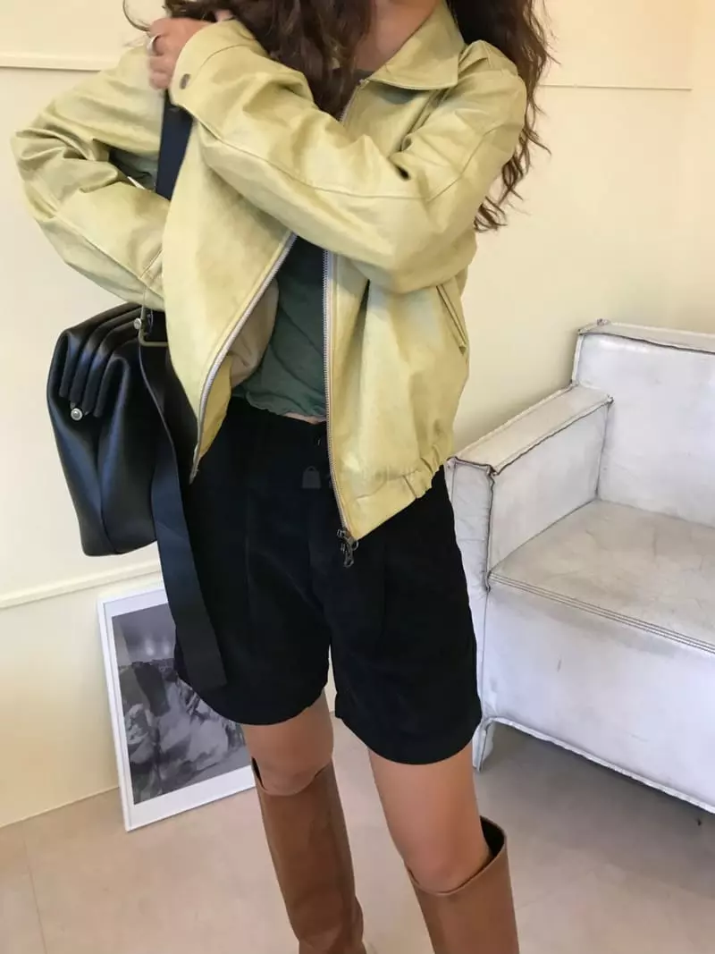 Charlotte - Korean Women Fashion - #womensfashion - Leather Jacket - 3