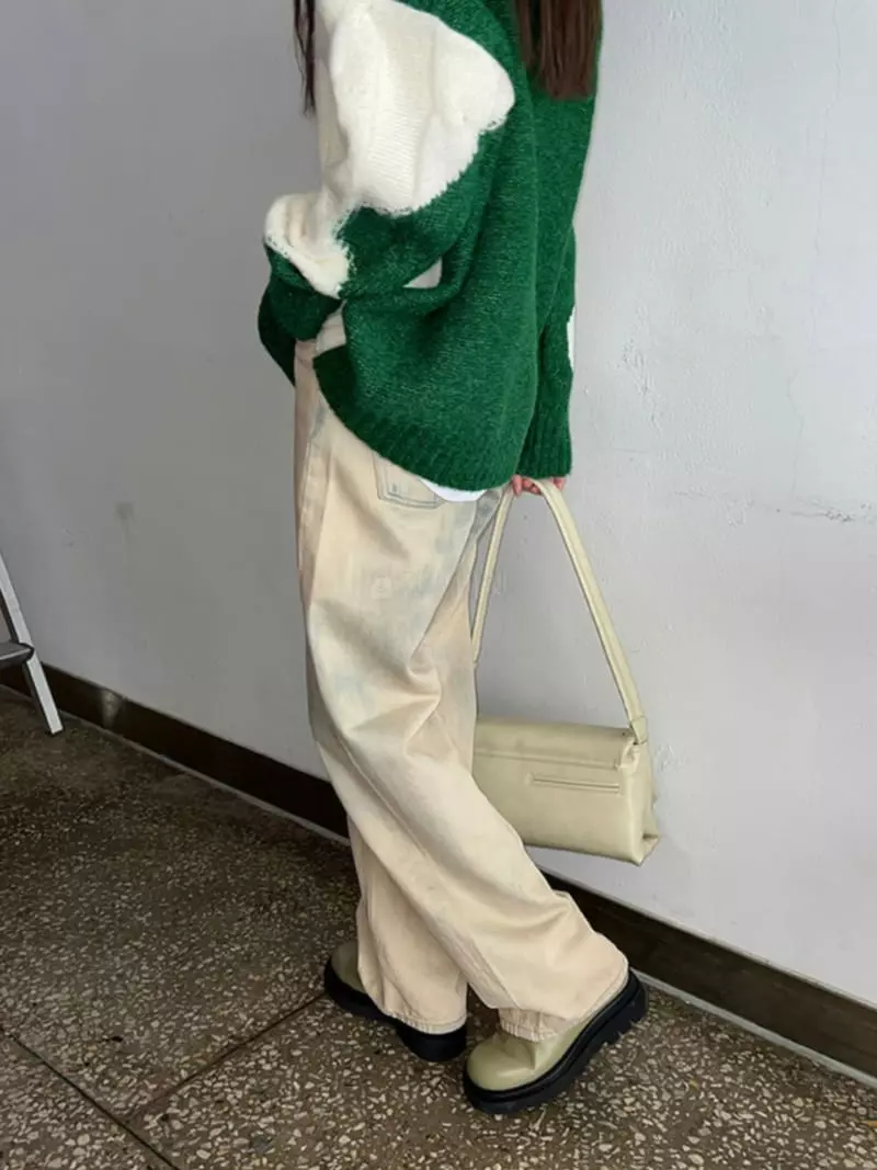 Charlotte - Korean Women Fashion - #womensfashion - 906 Color Dying Pants