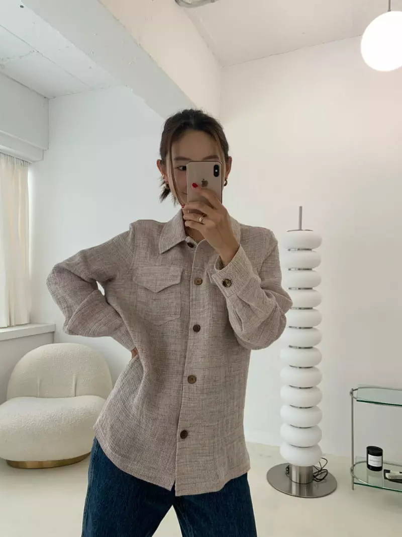 Charlotte - Korean Women Fashion - #womensfashion - Pocket Shirt - 2