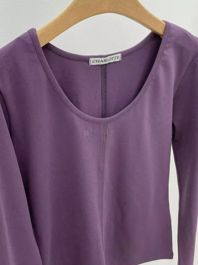 Charlotte - Korean Women Fashion - #womensfashion - Round Tee - 3