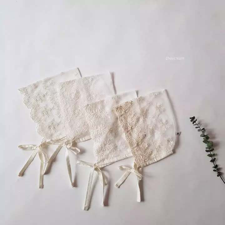 Choucream - Korean Baby Fashion - #babyboutique - Lace Bonnet