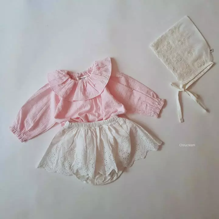 Choucream - Korean Baby Fashion - #babyboutique - Muzi Frill Blouse - 12
