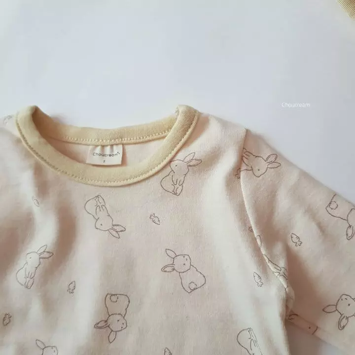Choucream - Korean Baby Fashion - #babyboutique - Rabbit Bonnet Bodysuit with Bonnet - 4