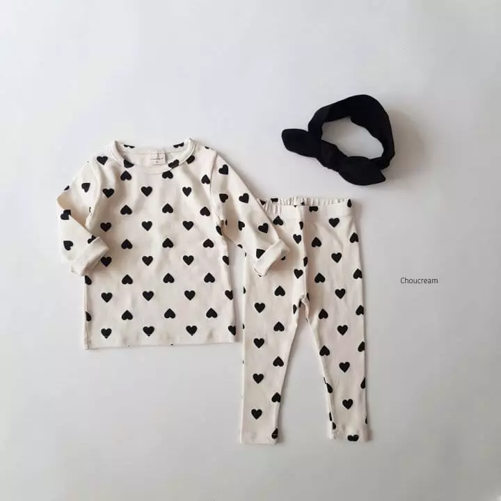 Choucream - Korean Baby Fashion - #babyboutique - Heart Easywear - 10