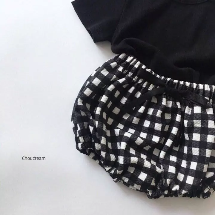Choucream - Korean Baby Fashion - #babyboutique - Check Bloomer - 7