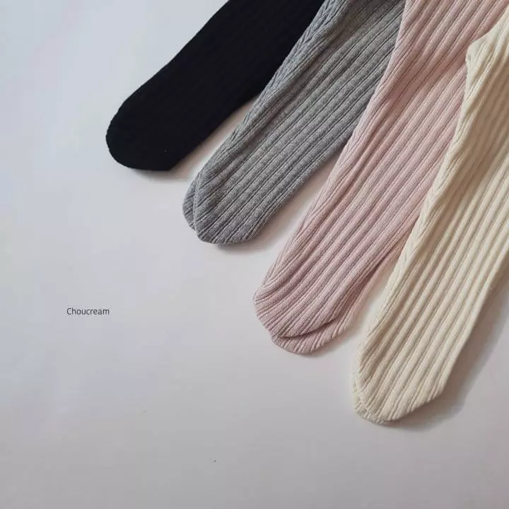 Choucream - Korean Baby Fashion - #smilingbaby - Rib Foot Leggings - 4