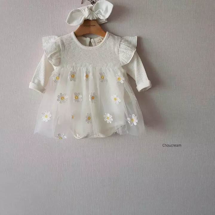 Choucream - Korean Baby Fashion - #babyboutiqueclothing - Daisy Bodysuit