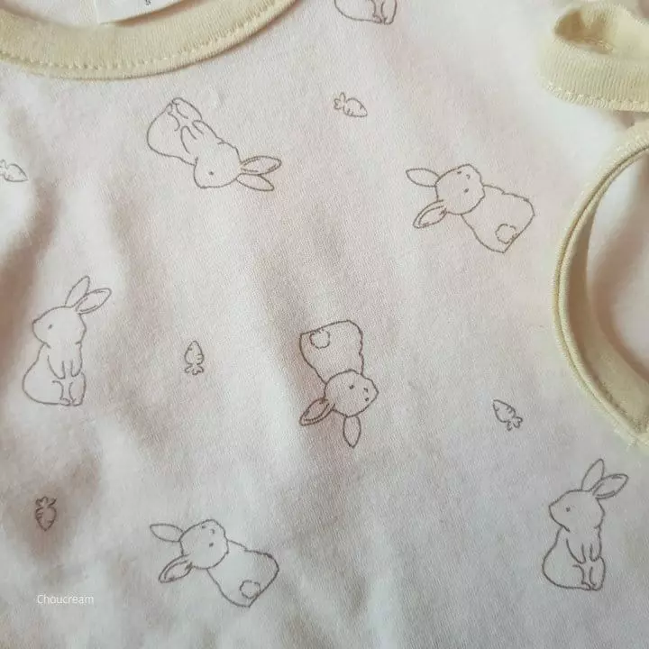 Choucream - Korean Baby Fashion - #babyclothing - Rabbit Bonnet Bodysuit with Bonnet - 6