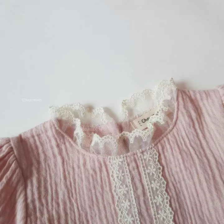 Choucream - Korean Baby Fashion - #babyfashion - Lovely Lace Bodysuit - 9