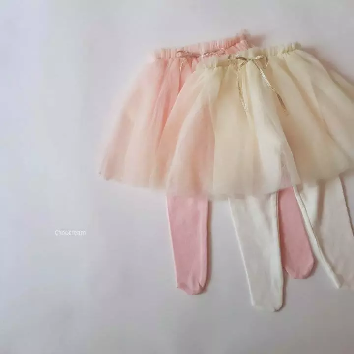 Choucream - Korean Baby Fashion - #babyfashion - Ballet Foot Leggings - 2