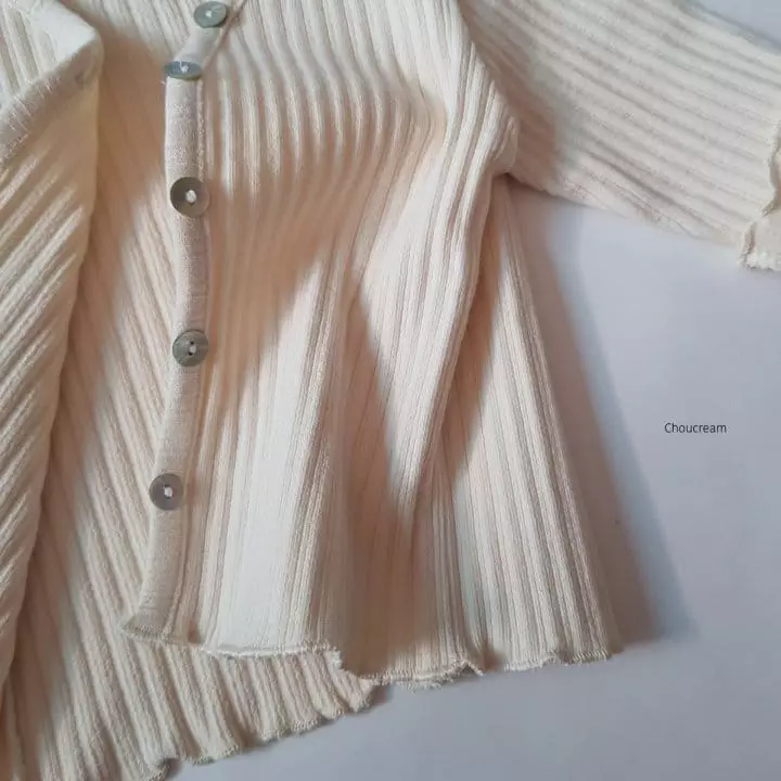 Choucream - Korean Baby Fashion - #babyfashion - Bebe Rib Cardigan - 6