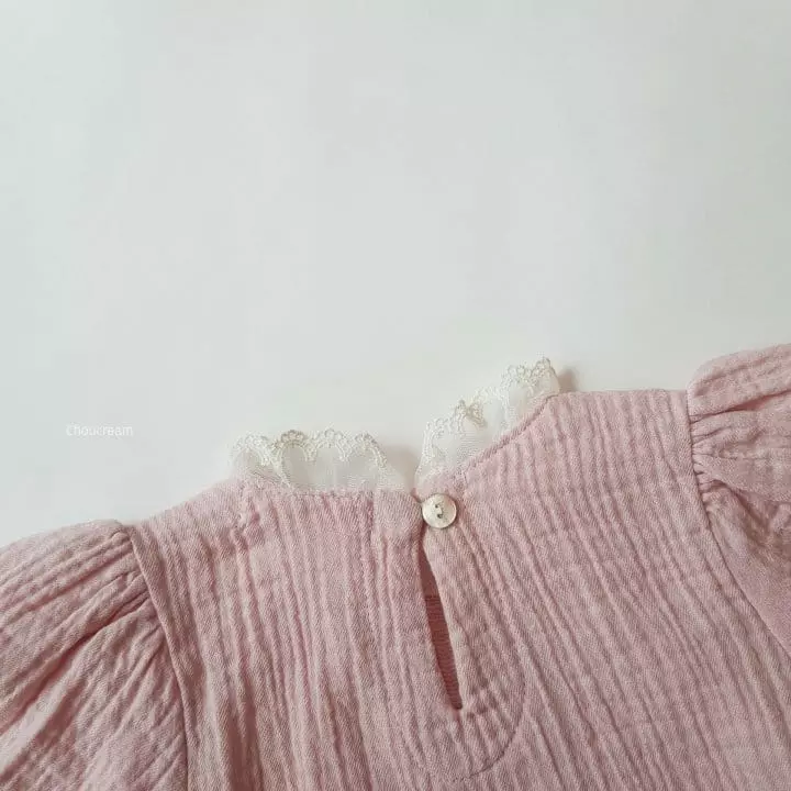 Choucream - Korean Baby Fashion - #babyfever - Lovely Lace Bodysuit - 10