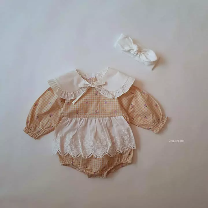 Choucream - Korean Baby Fashion - #babyfever - Picnic Bodysuit - 12