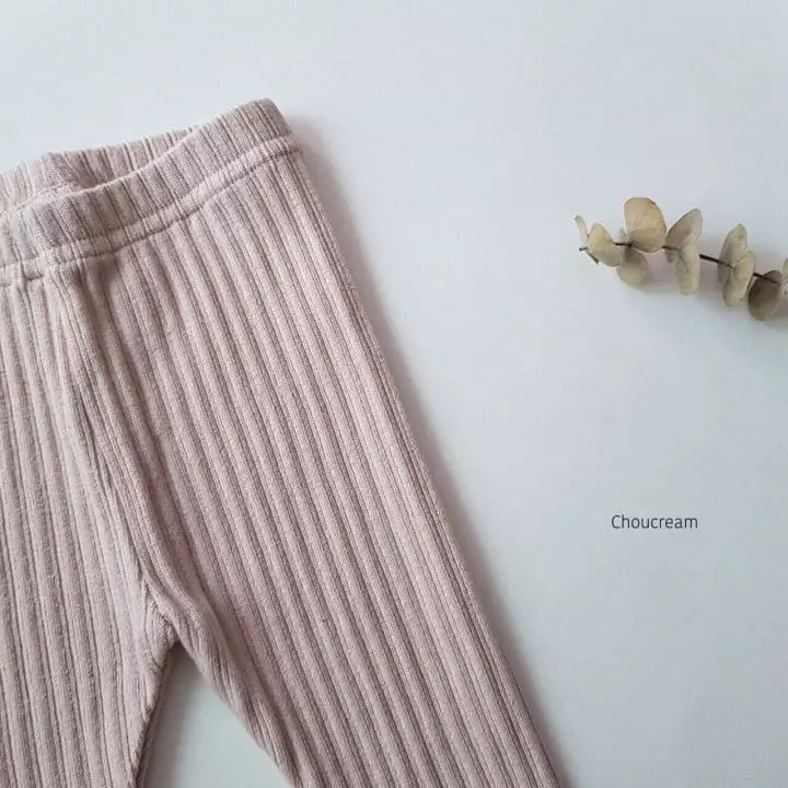Choucream - Korean Baby Fashion - #babyfever - Rib Foot Leggings - 8