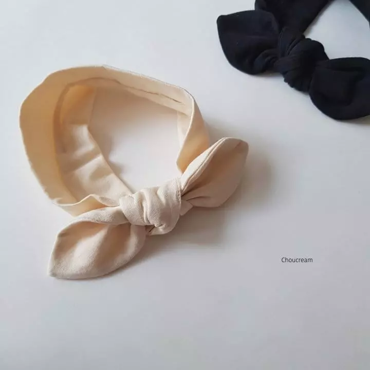 Choucream - Korean Baby Fashion - #babygirlfashion - Muzi Ribbon Hairband - 7
