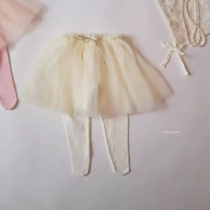 Choucream - Korean Baby Fashion - #babyfever - Ballet Foot Leggings - 4