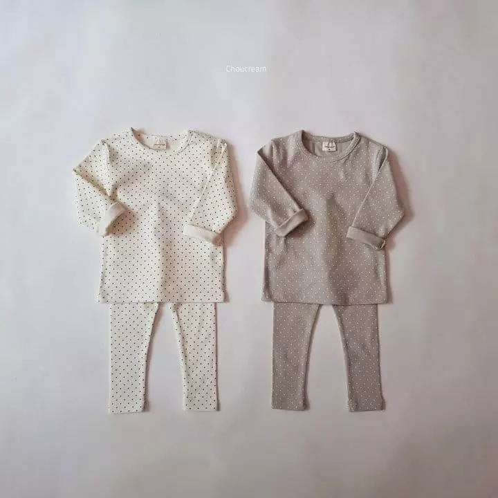 Choucream - Korean Baby Fashion - #babygirlfashion - Dot Easywear