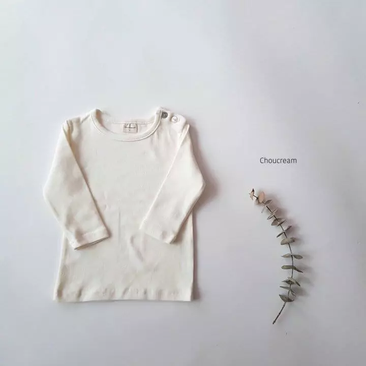 Choucream - Korean Baby Fashion - #babygirlfashion - Bebe Basic Tee - 5