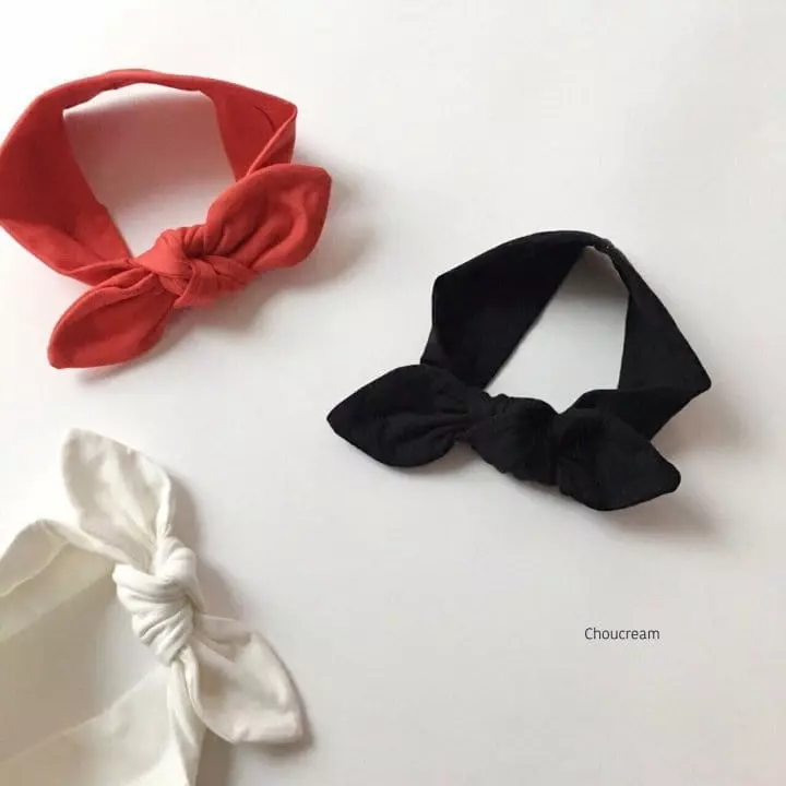 Choucream - Korean Baby Fashion - #babylifestyle - Muzi Ribbon Hairband - 8