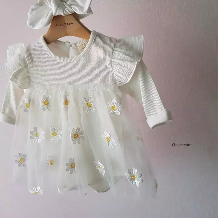 Choucream - Korean Baby Fashion - #babylifestyle - Daisy Bodysuit - 6