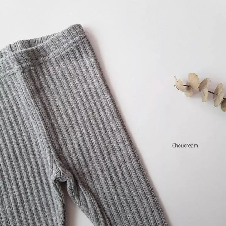 Choucream - Korean Baby Fashion - #babylifestyle - Rib Foot Leggings - 10