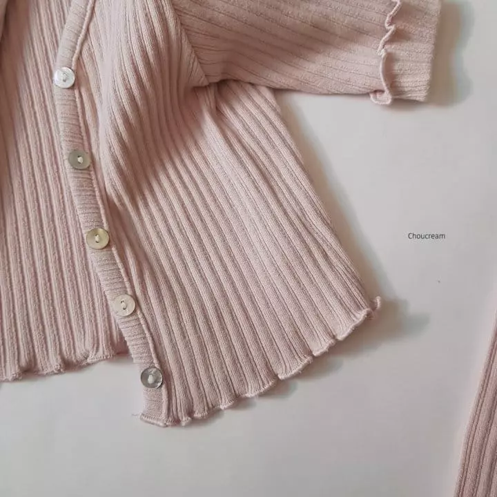 Choucream - Korean Baby Fashion - #babylifestyle - Bebe Rib Cardigan - 9