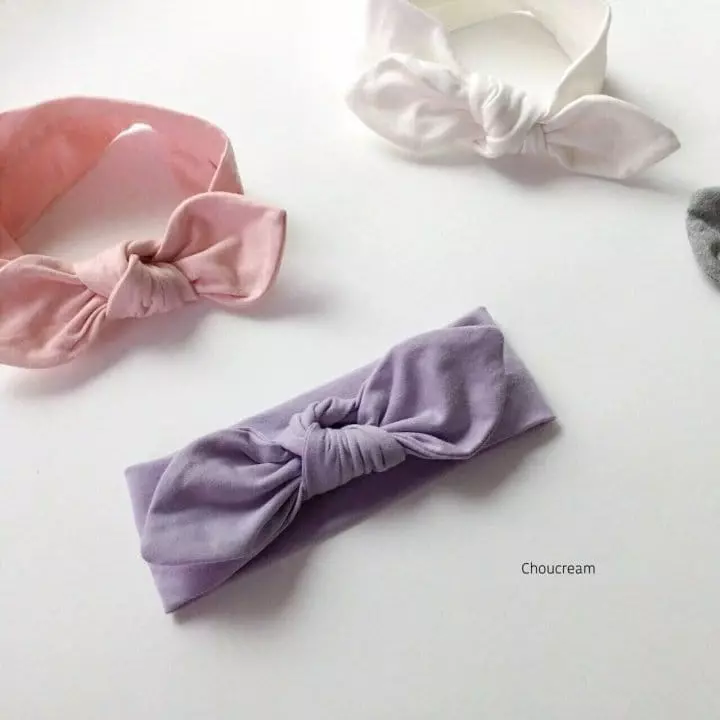 Choucream - Korean Baby Fashion - #babyoninstagram - Muzi Ribbon Hairband - 9