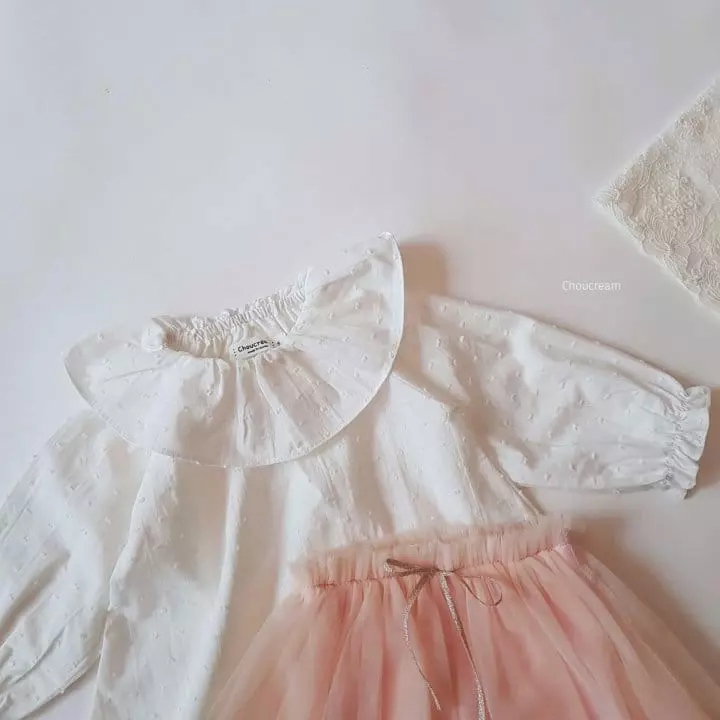 Choucream - Korean Baby Fashion - #babylifestyle - Muzi Frill Blouse - 4