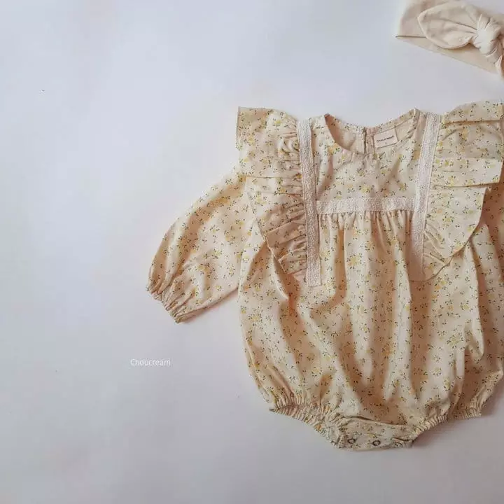 Choucream - Korean Baby Fashion - #babyoninstagram - Maron Bodysuit - 3