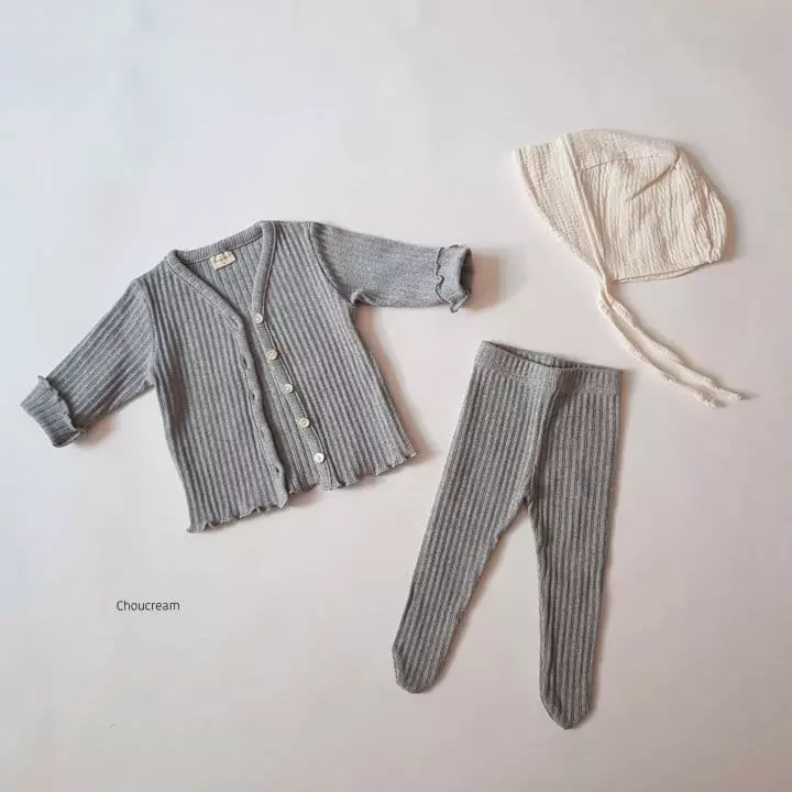 Choucream - Korean Baby Fashion - #babyoninstagram - Bebe Rib Cardigan - 10