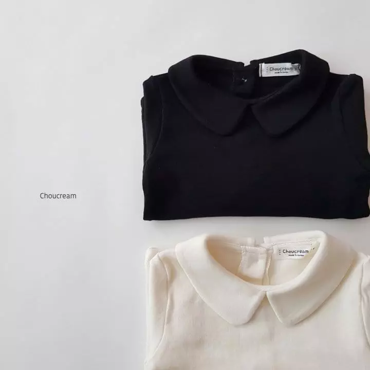 Choucream - Korean Baby Fashion - #babyoninstagram - Bebe Collar Tee - 9
