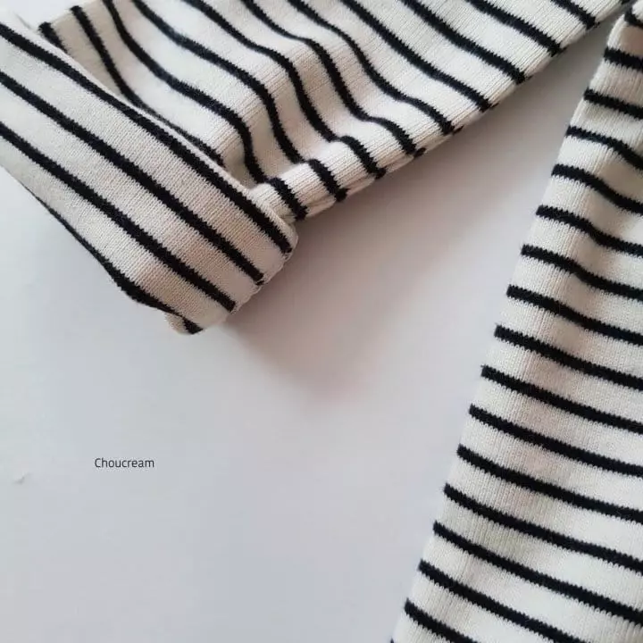 Choucream - Korean Baby Fashion - #babyoninstagram - Bebe Stripes Tee - 8