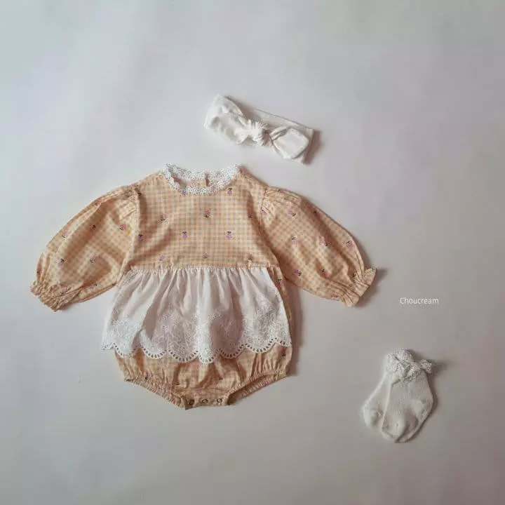 Choucream - Korean Baby Fashion - #babyootd - Picnic Bodysuit