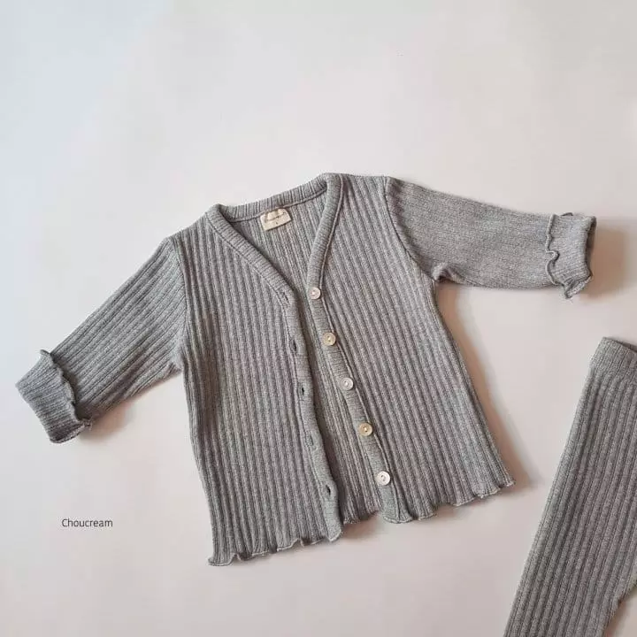 Choucream - Korean Baby Fashion - #babyootd - Bebe Rib Cardigan - 11