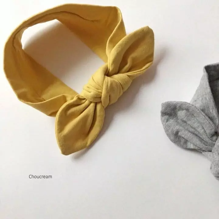 Choucream - Korean Baby Fashion - #babyoutfit - Muzi Ribbon Hairband - 11