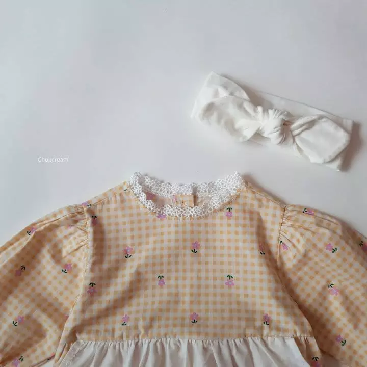 Choucream - Korean Baby Fashion - #babyoutfit - Picnic Bodysuit - 2