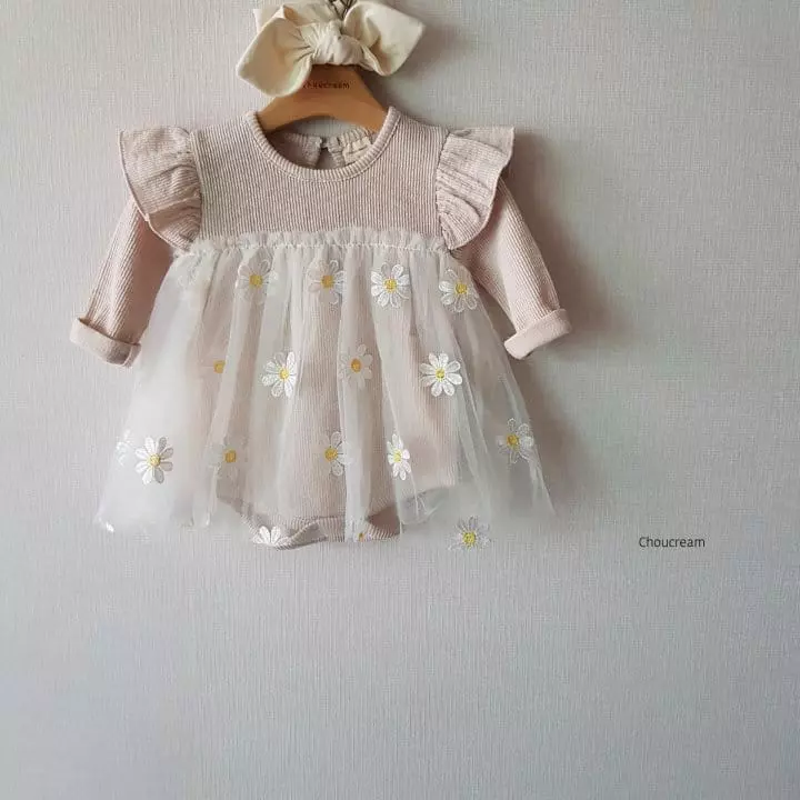 Choucream - Korean Baby Fashion - #babyoutfit - Daisy Bodysuit - 9