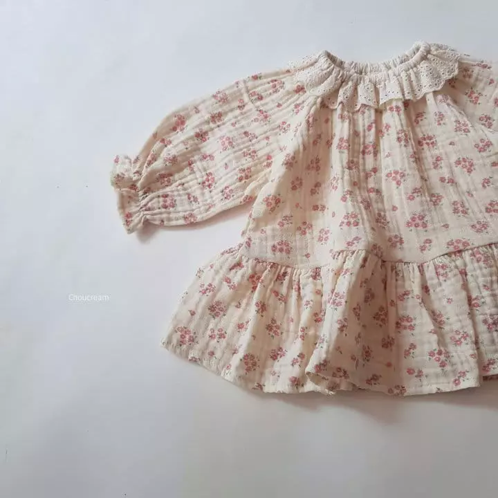 Choucream - Korean Baby Fashion - #babyoutfit - Rosy Blouse - 7